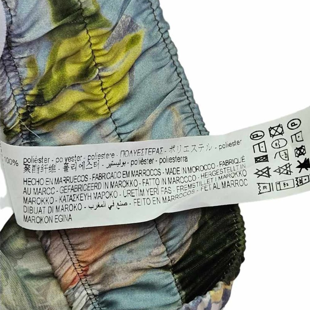 Zara Multicolor Patchwork Pants - Picture 7 of 8